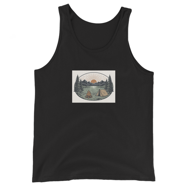 Camping Adventure Tank Top - Nature Lover Men's Sl