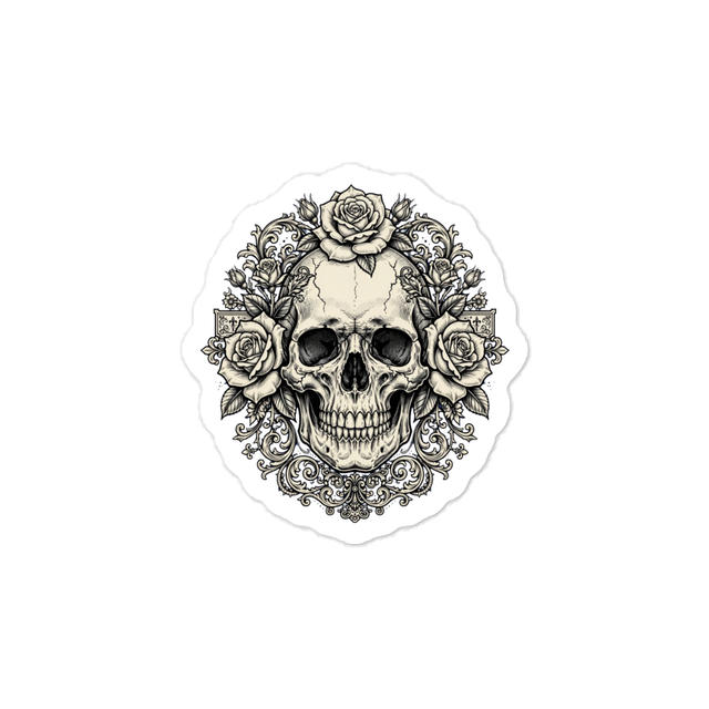 Skull Kiss-Cut Vinyl Decals