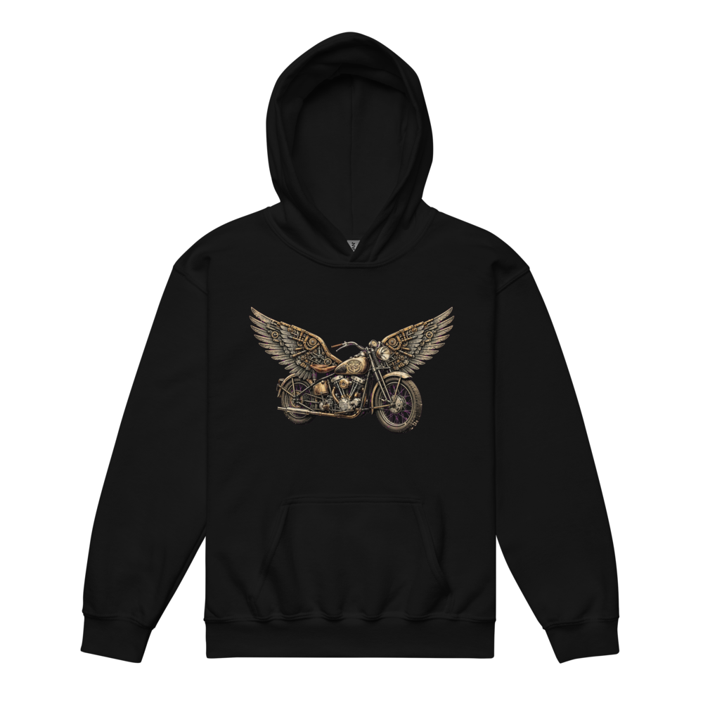 Motorcycle Youth Heavy Blend Hoodie
