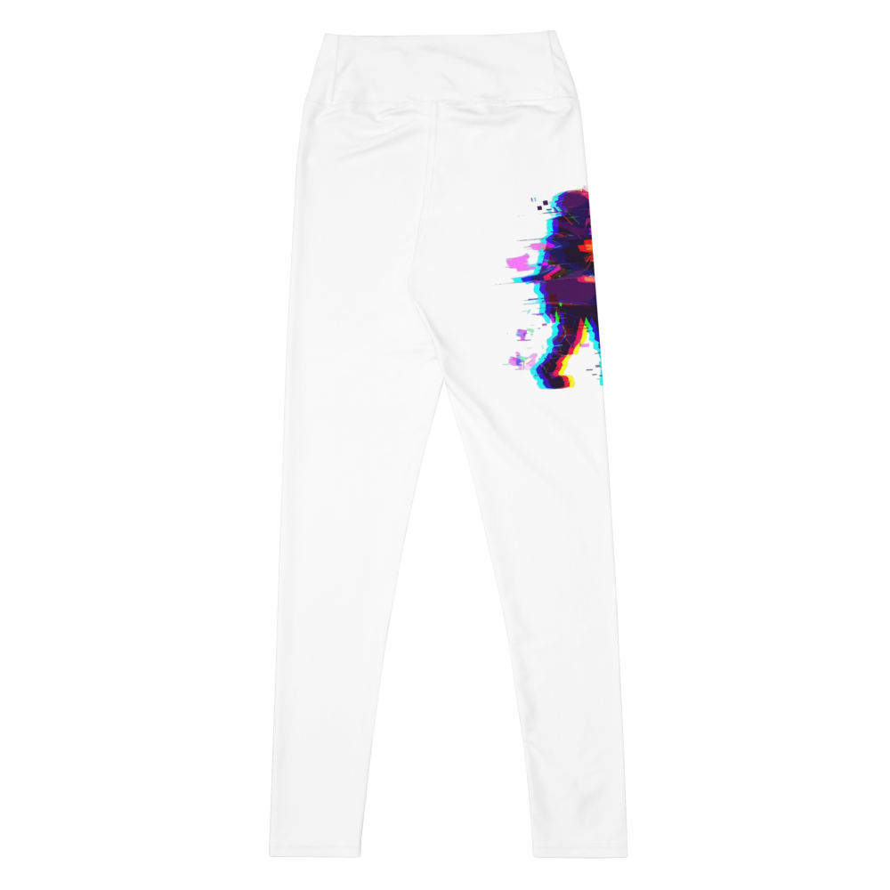 Leggings Yoga Blancos Glitch