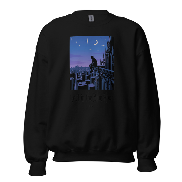 morning blue hour sweat shirt