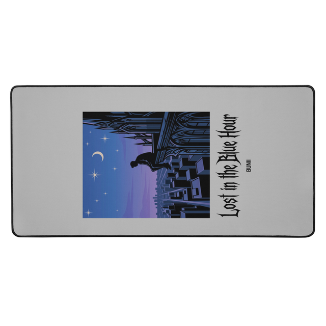 blue hour stand out desk mat