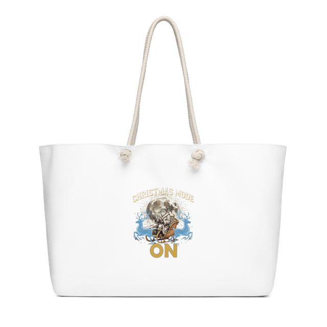 hristmas Mode On Tote Bag