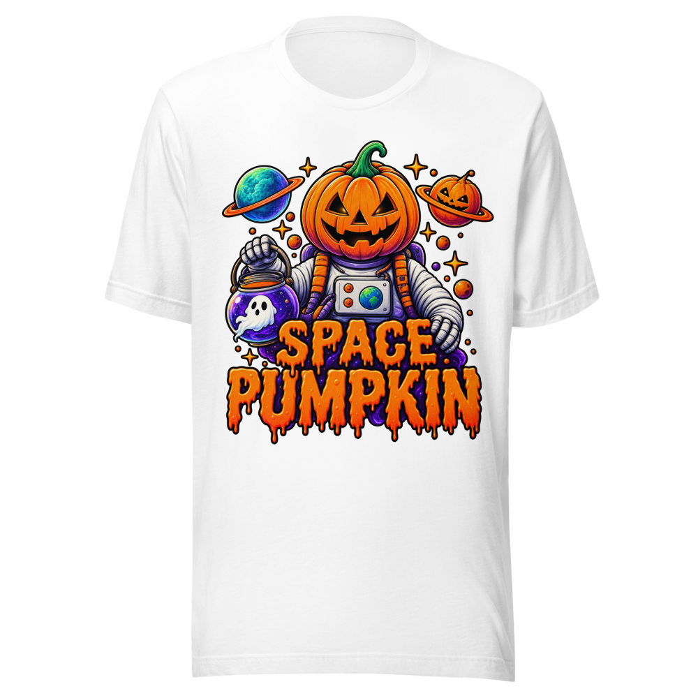 Space Pumpkin Halloween Tee