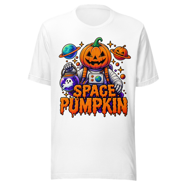 Space Pumpkin Halloween Tee
