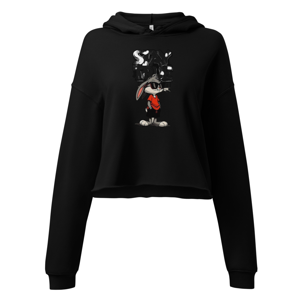 Stay cozy and stylish with this women's cropped ho