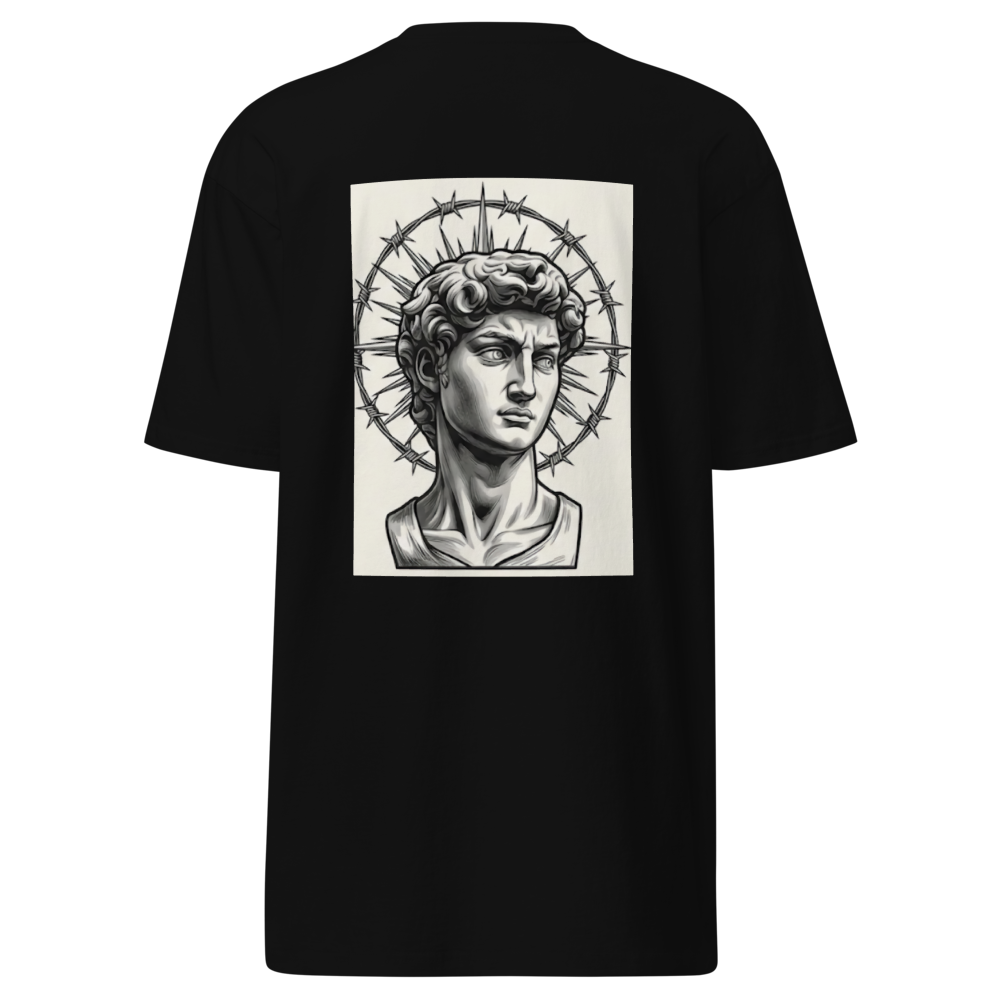 Urban Drip – Halo Statue Oversized Graphic Tee