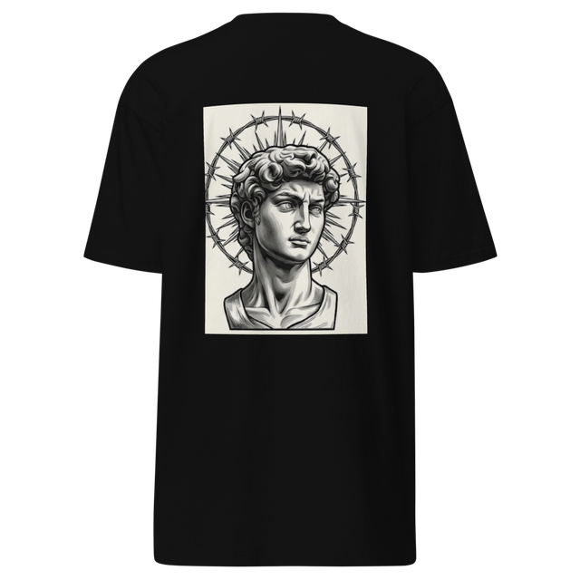 Urban Drip – Halo Statue Oversized Graphic Tee