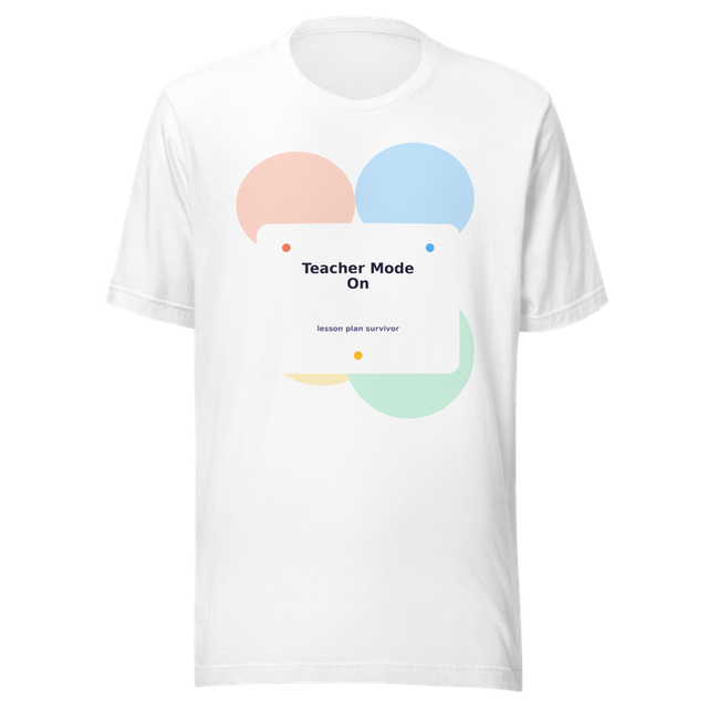 Teacher Mode On Lesson Plan Survivor Colorful