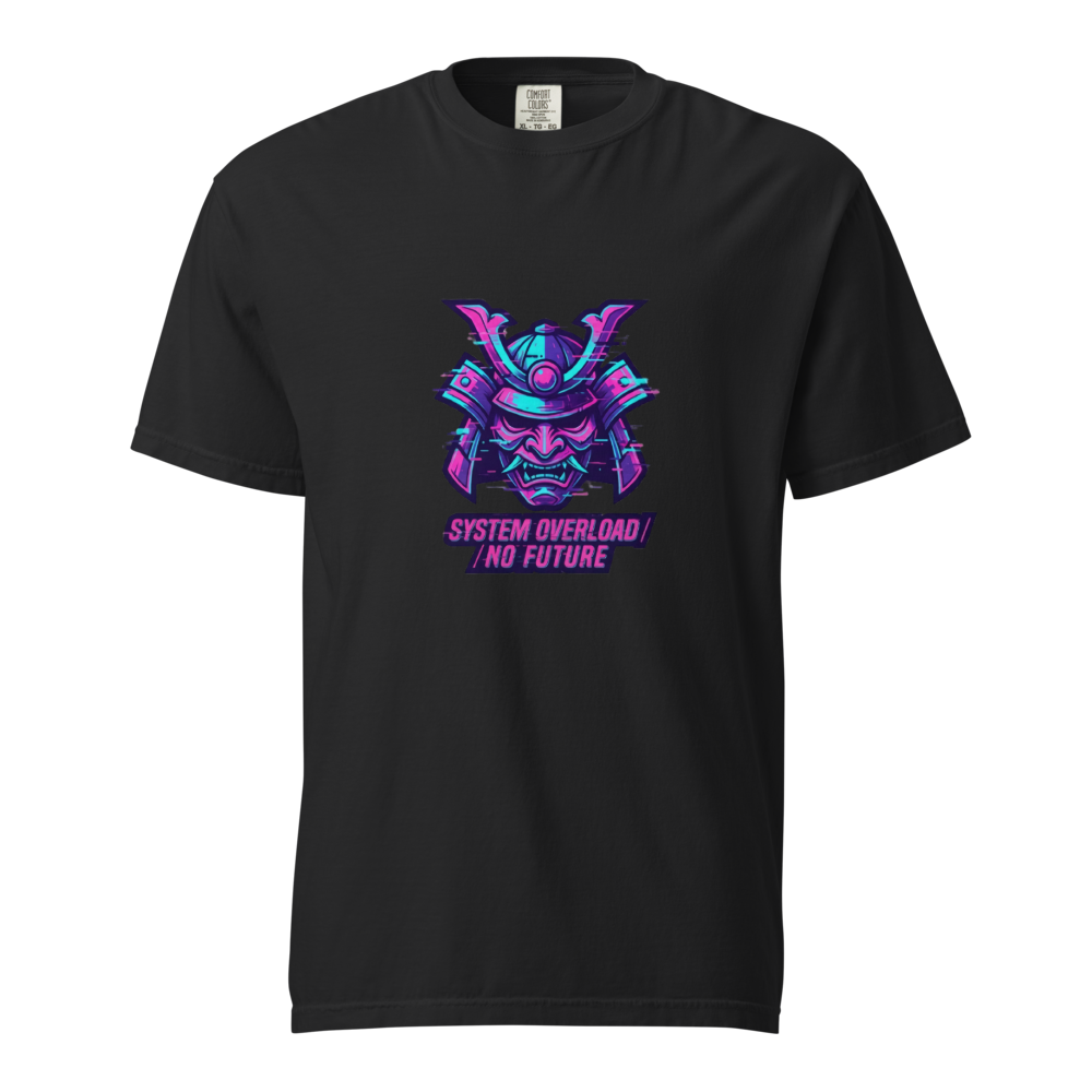 Cyberpunk Glitch Samurai Streetwear T-Shirt