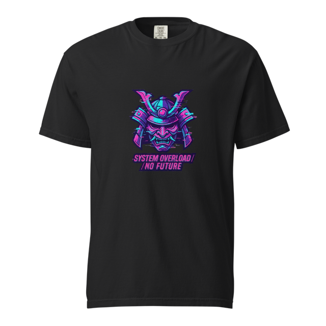 Cyberpunk Glitch Samurai Streetwear T-Shirt