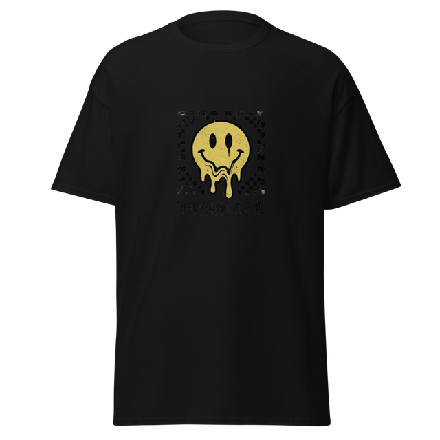 Melancholy Melting Smile Grunge T-Shirt (Indie)