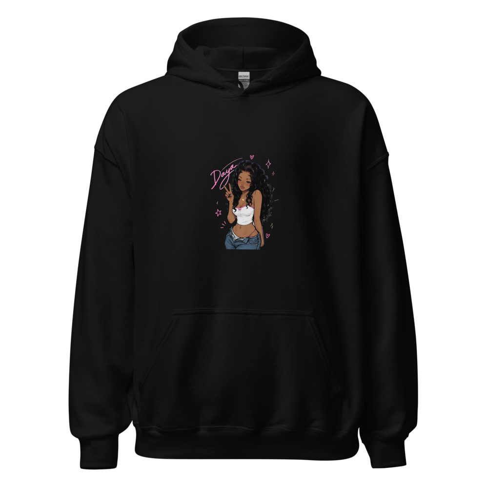 Hoodie black girl design 