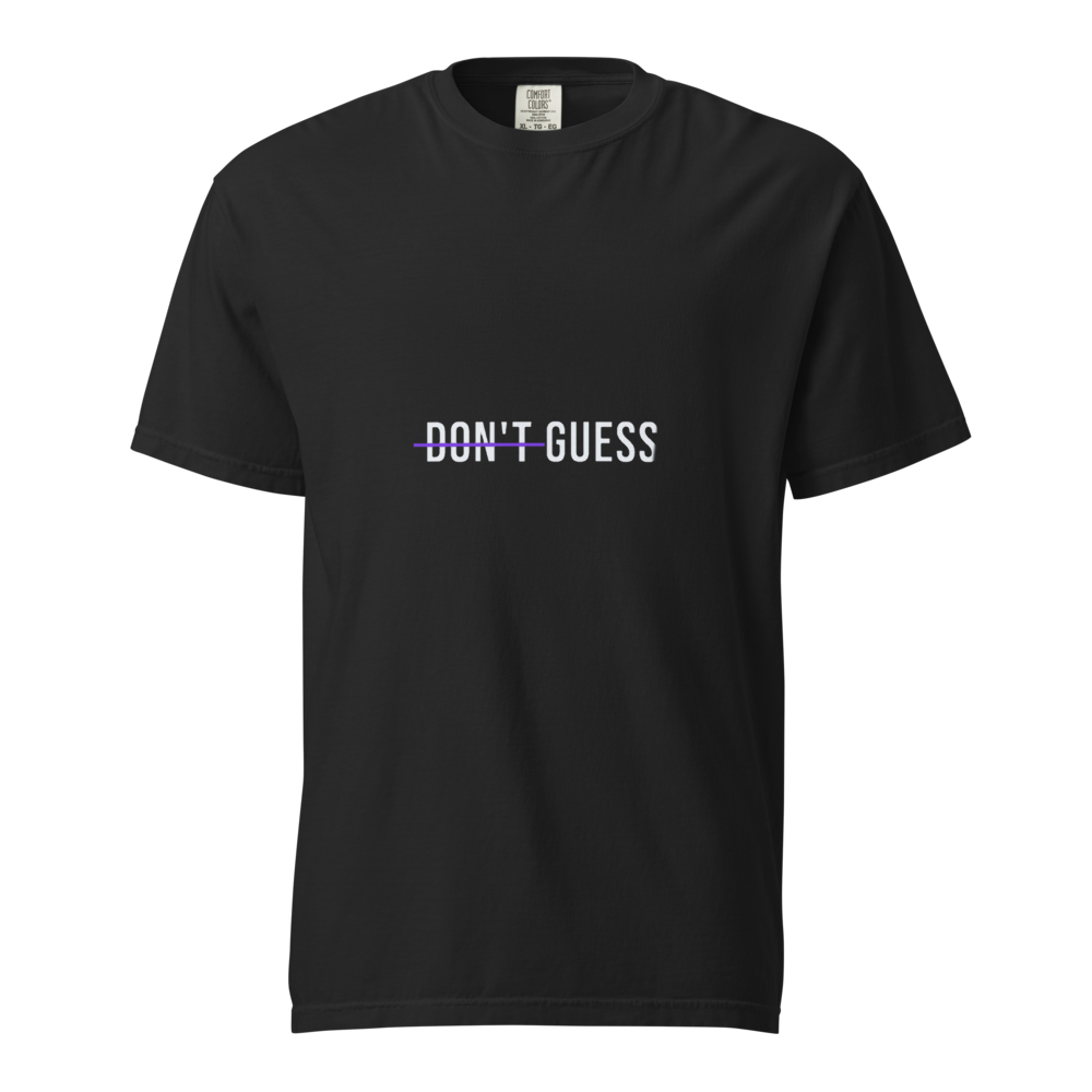 Don't guess
