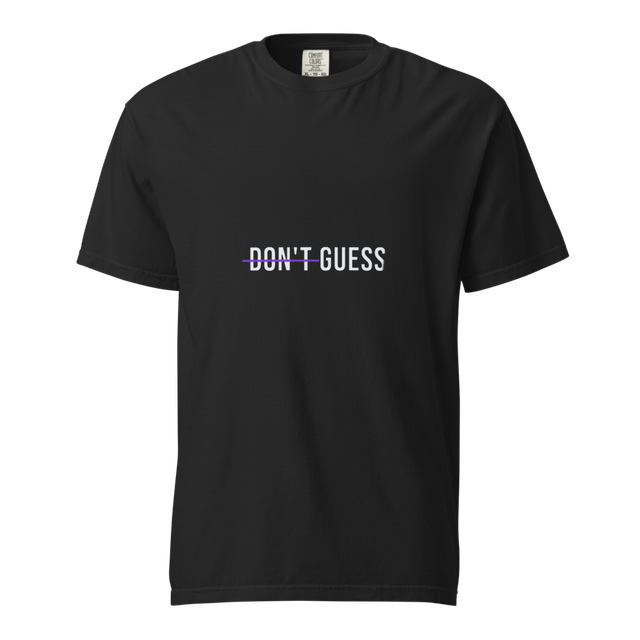 Don't guess