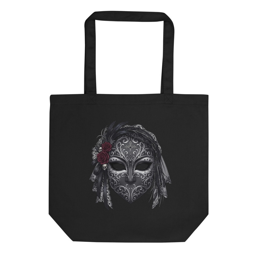 Gothic Venetian Masquerade Mask Eco Tote Bag