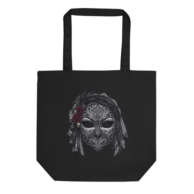 Gothic Venetian Masquerade Mask Eco Tote Bag