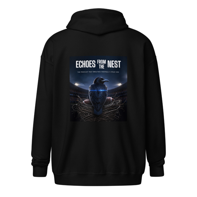 Zip hoodie (logo on back)