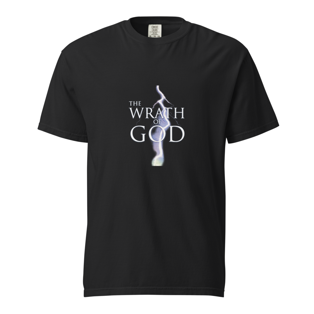 "The Wrath of God - Divine Lightning Typography De