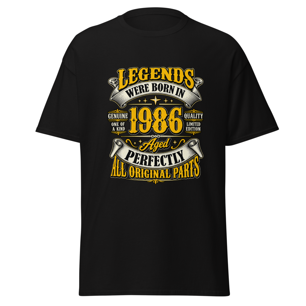 1986 Birthday Vintage Legend T-Shirt