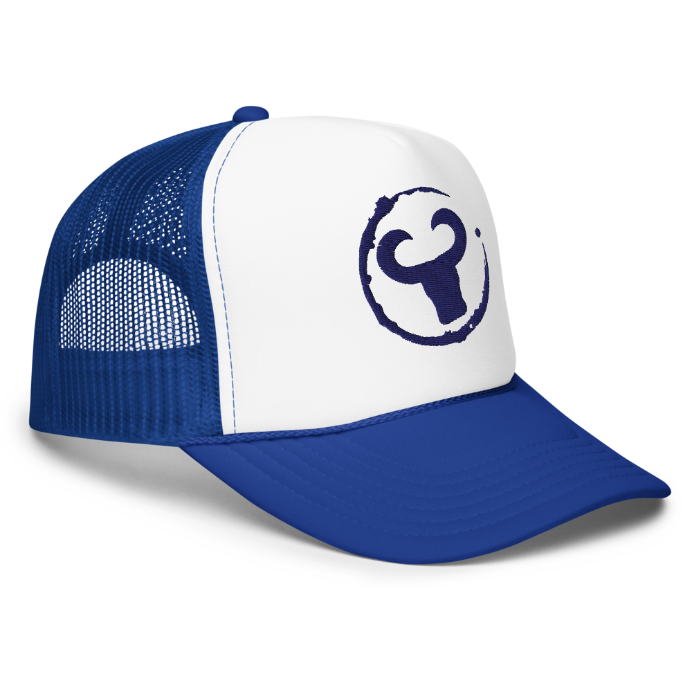 Surf Ranch Blue & White Trucker Hat