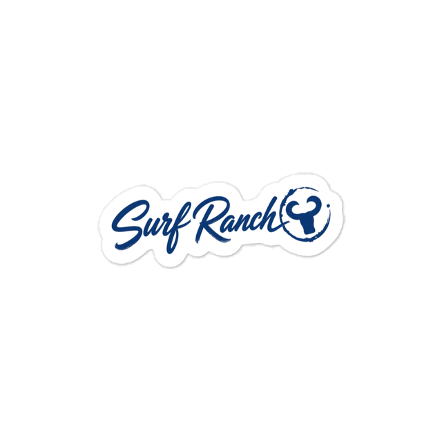 Surf Ranch Script Sticker