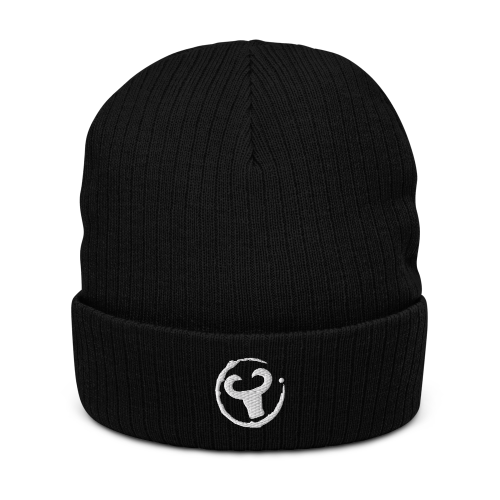 Surf Ranch Black Ribbed Toque