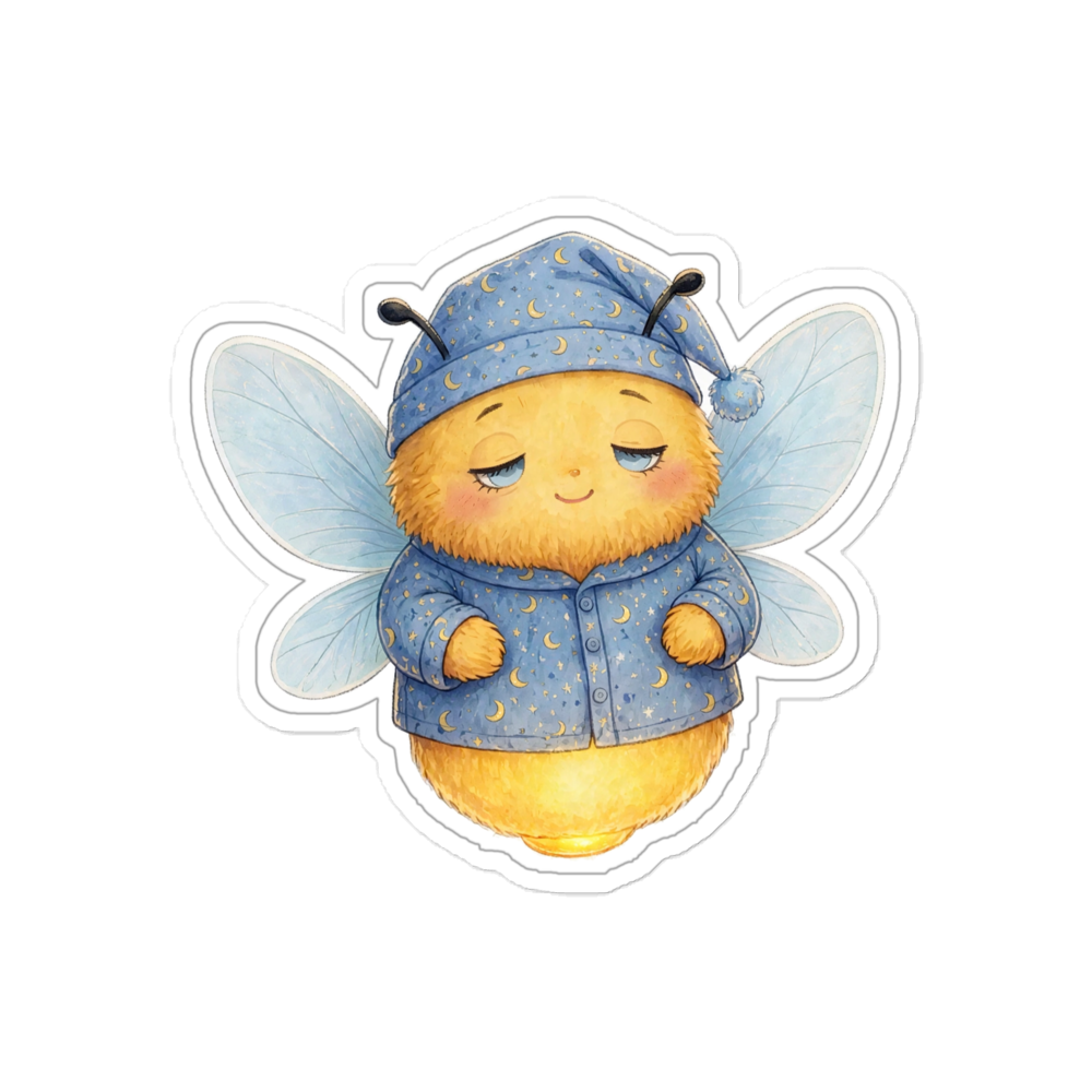 PJ Flicker Die-Cut Sticker