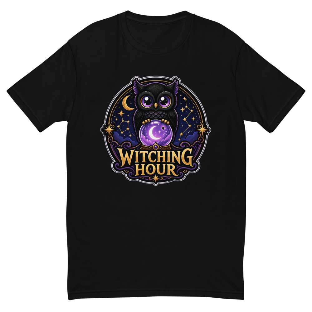 Witching Hour Cat Halloween T-Shirt