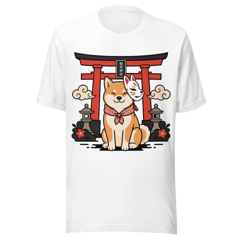 Japanese Shiba Inu Torii Gate Kawaii T-Shirt