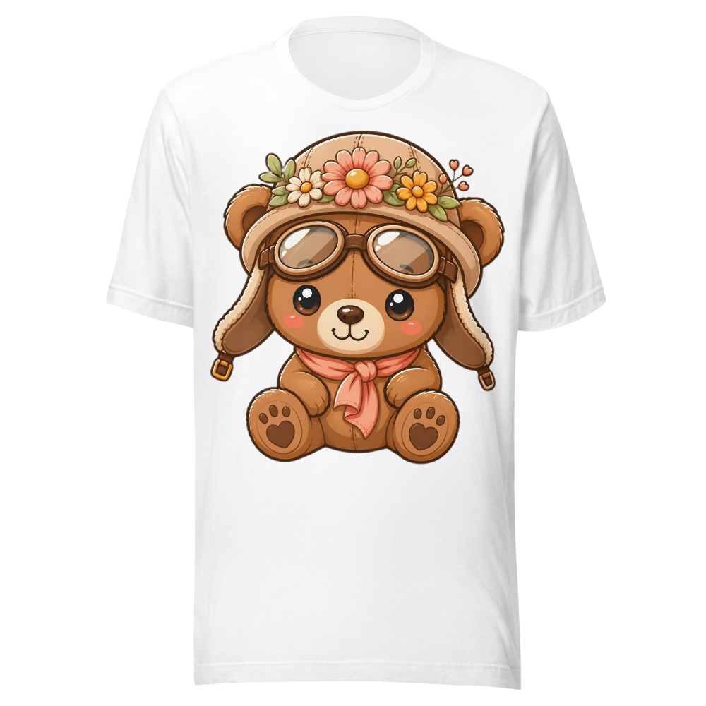 Cute Aviator Teddy Bear T-Shirt