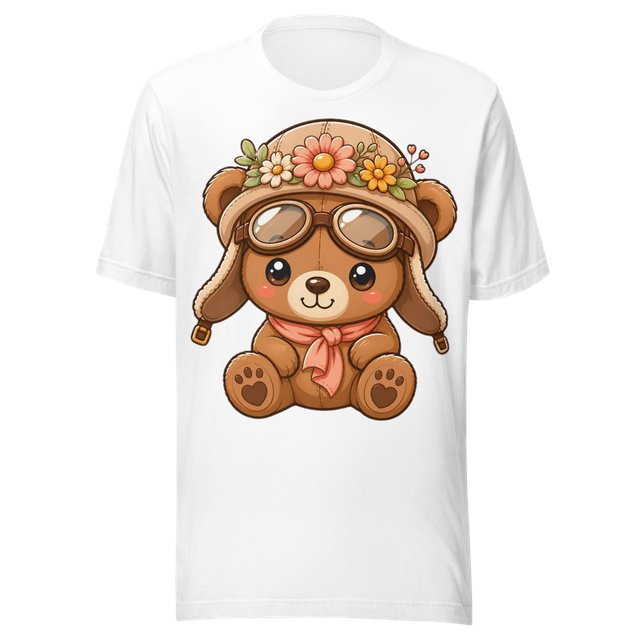 Cute Aviator Teddy Bear T-Shirt