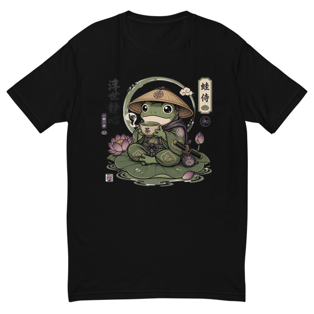 Japanese Aesthetic Chill Frog Graphic T-Shirt