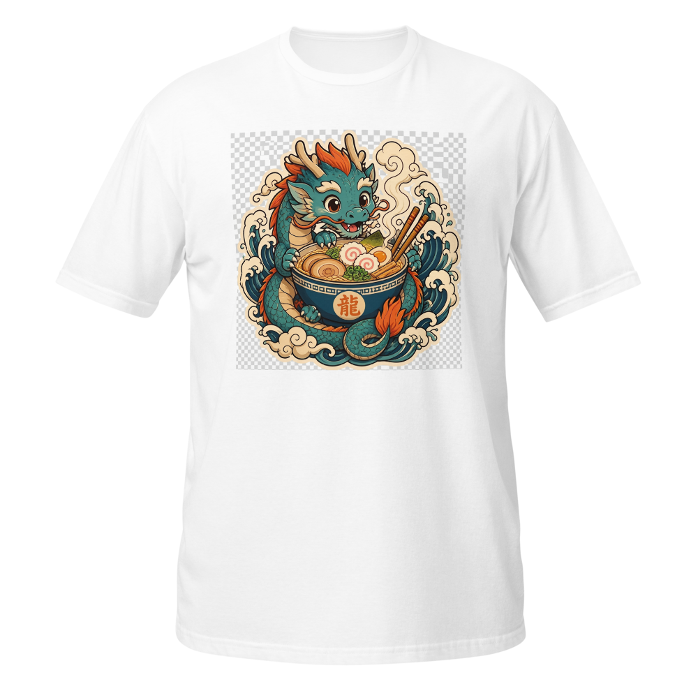 Japanese Dragon Ramen Noodle Aesthetic T-Shirt