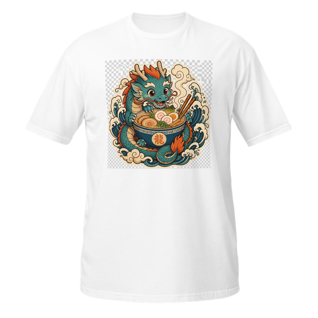 Japanese Dragon Ramen Noodle Aesthetic T-Shirt