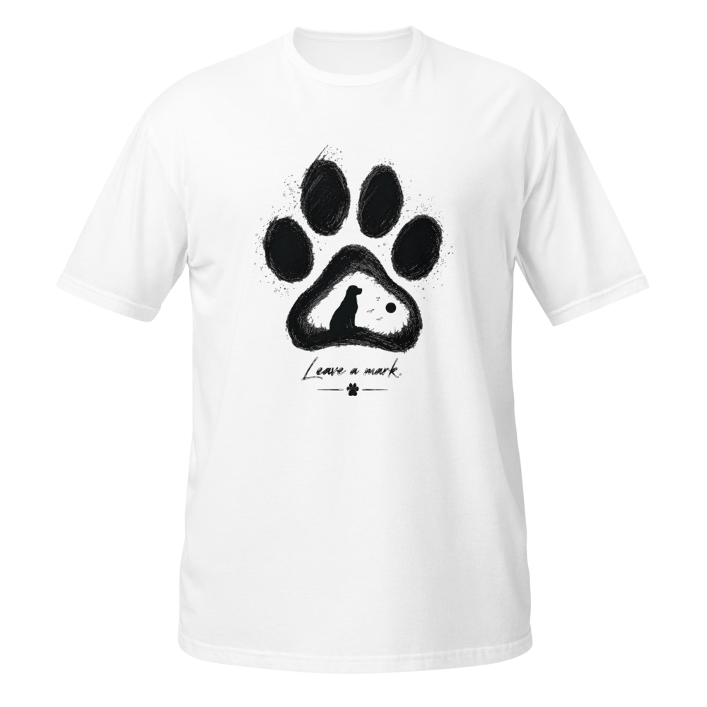 Leave a Mark Dog Paw Print T-Shirt – Dog Lover Gif