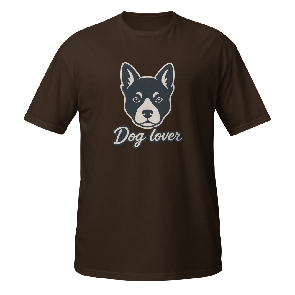 Dog Lover Graphic T-Shirt | Cute Dog Face Print fo