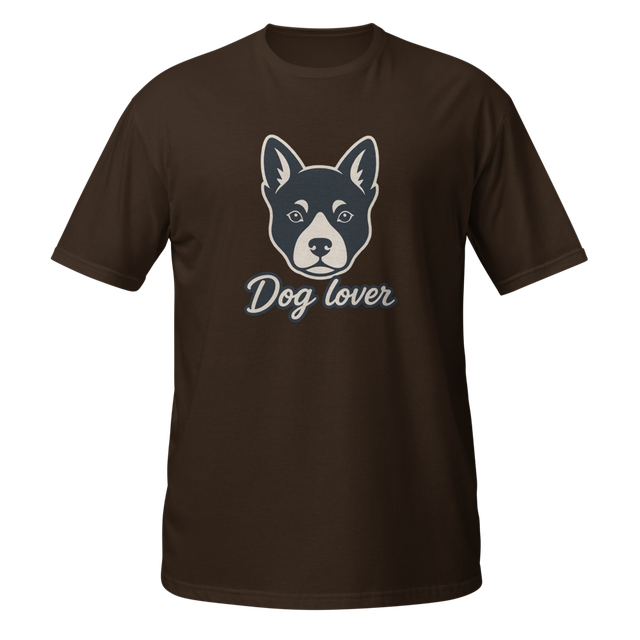 Dog Lover Graphic T-Shirt | Cute Dog Face Print fo