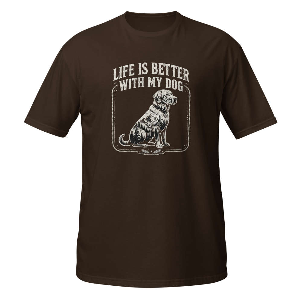 Life Is Better With My Dog – Vintage Mountain Dog 