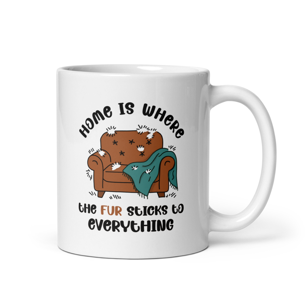 Home Is Where the Fur Sticks to Everything Mug