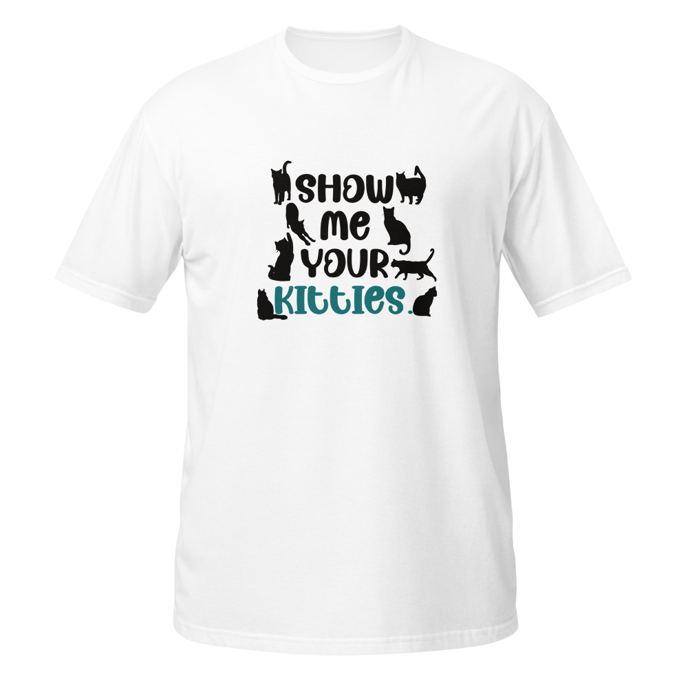 Show Me Your Kitties Funny Cat Silhouette Design