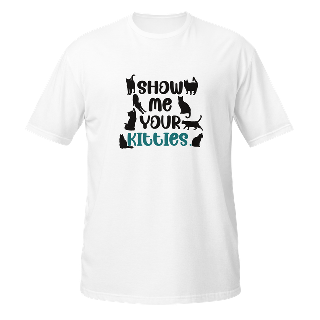 Show Me Your Kitties Funny Cat Silhouette Design