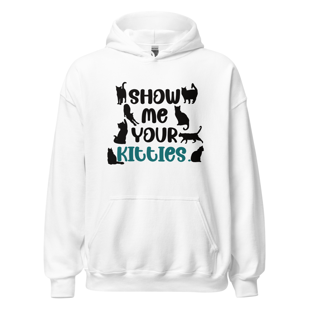 Show Me Your Kitties Funny Cat Silhouette Design