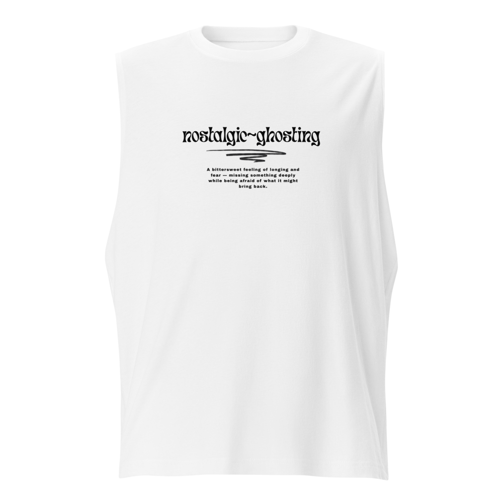nostalgic~ghosting muscle shirt