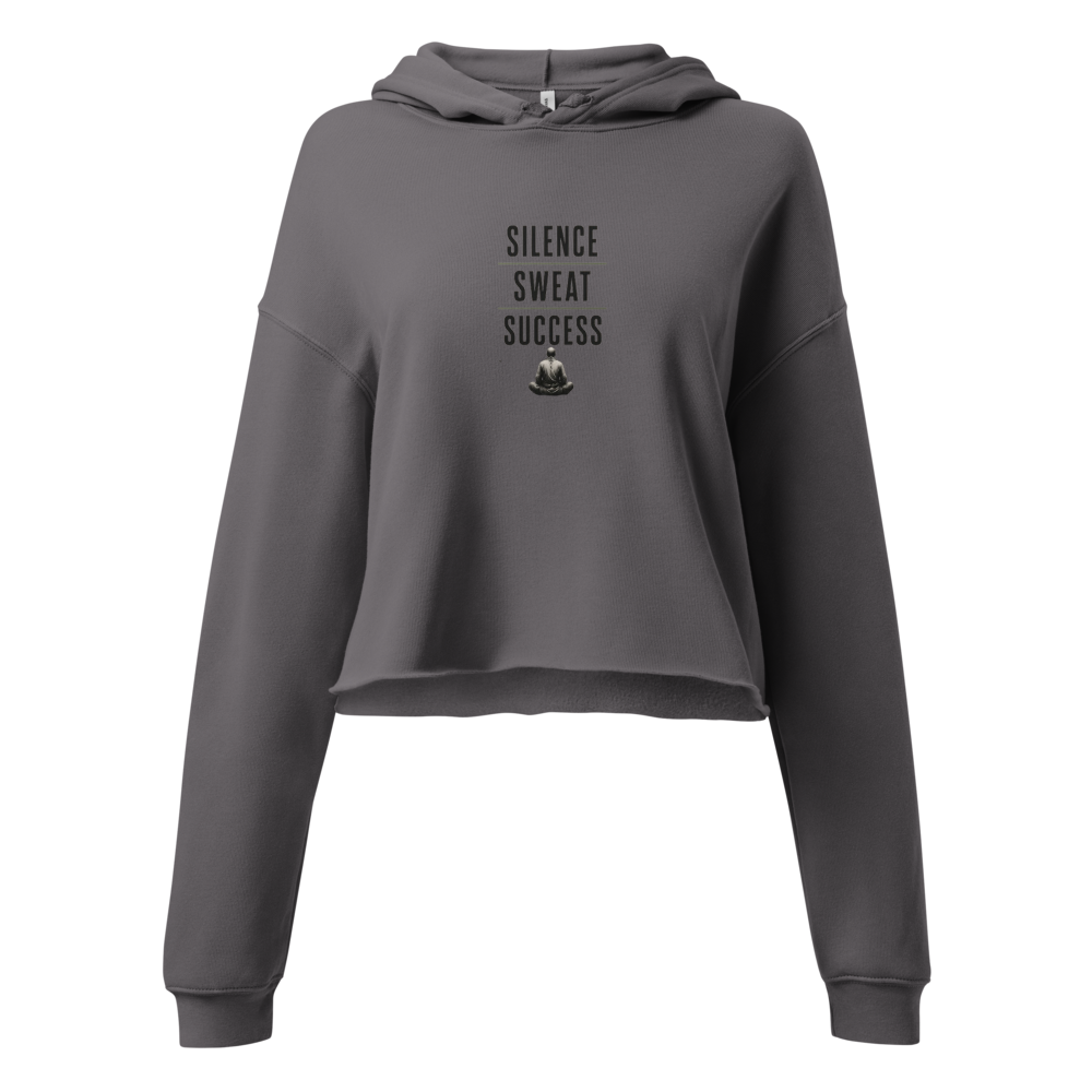 Silence sweat success women cropped hoodie 
