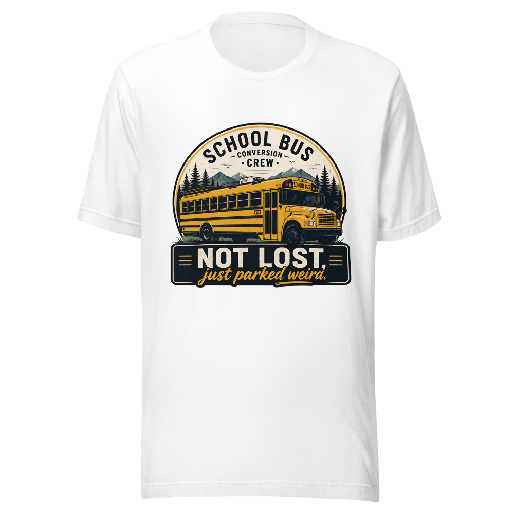 School Bus Conversion Crew T-Shirt