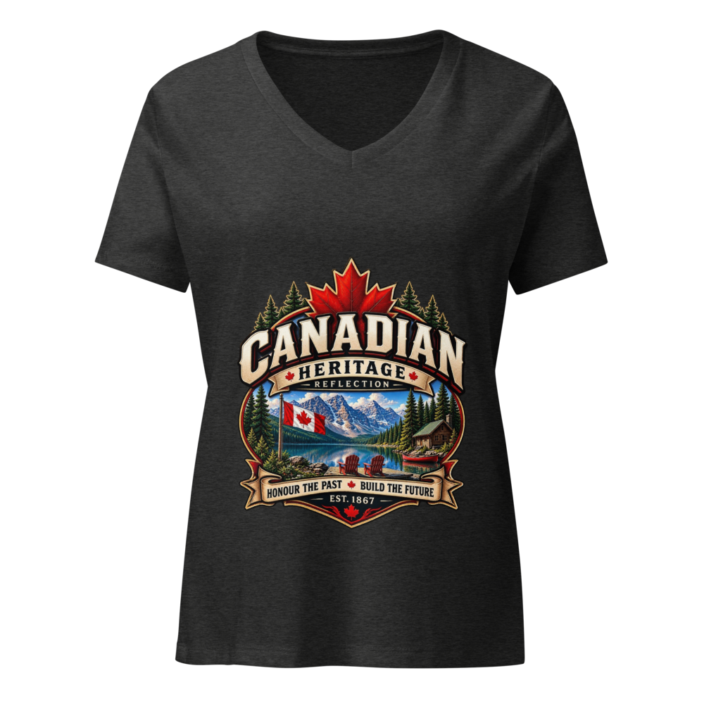 Canadian Heritage Reflection Women's V-Neck