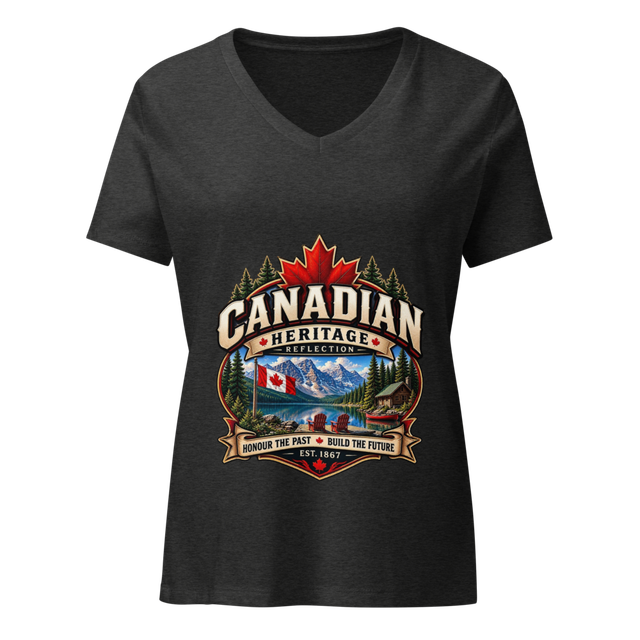 Canadian Heritage Reflection Women's V-Neck