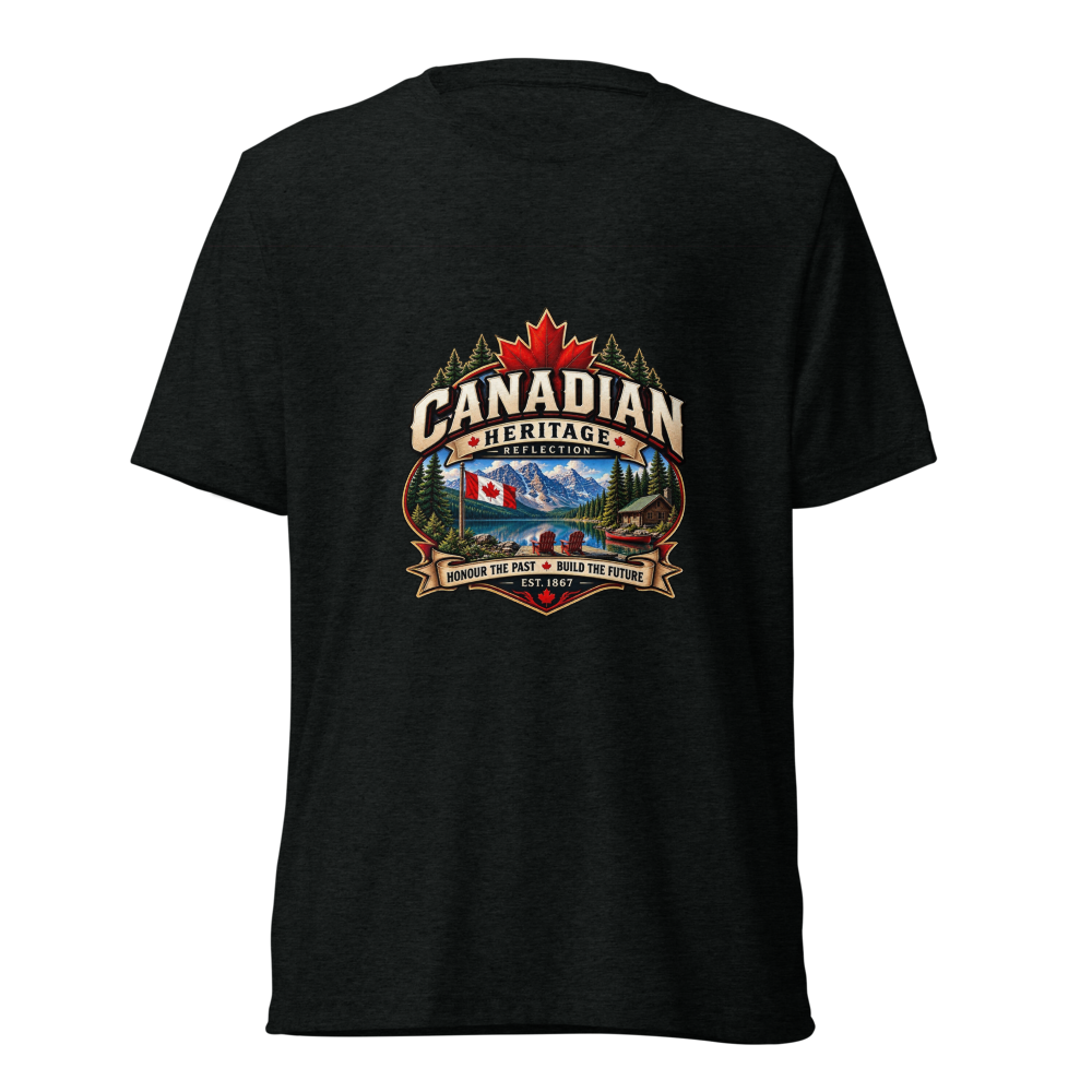Canadian Heritage Reflection Unisex Tri-Blend Tee