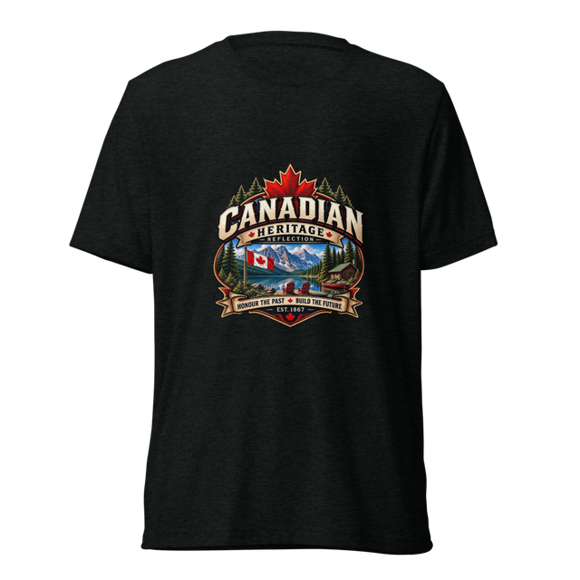 Canadian Heritage Reflection Unisex Tri-Blend Tee